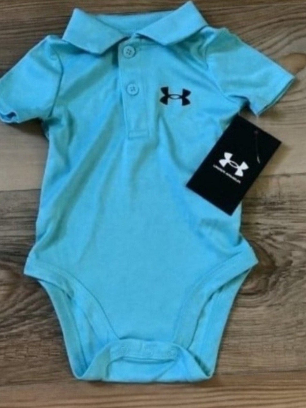 Under Armour Baby Boy Polo Bodysuit Size 24M(NWT)
